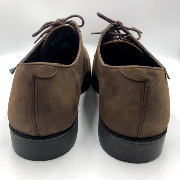 School Issue Men's Brown Leather Oxford Shoes - Picture 8 of 13
